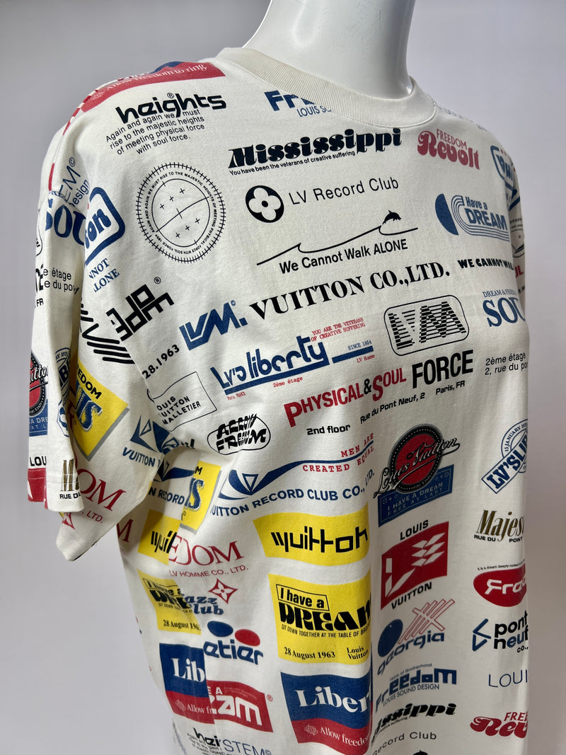 Louis Vuitton All-Over Logo T-Shirt (Size Medium  )