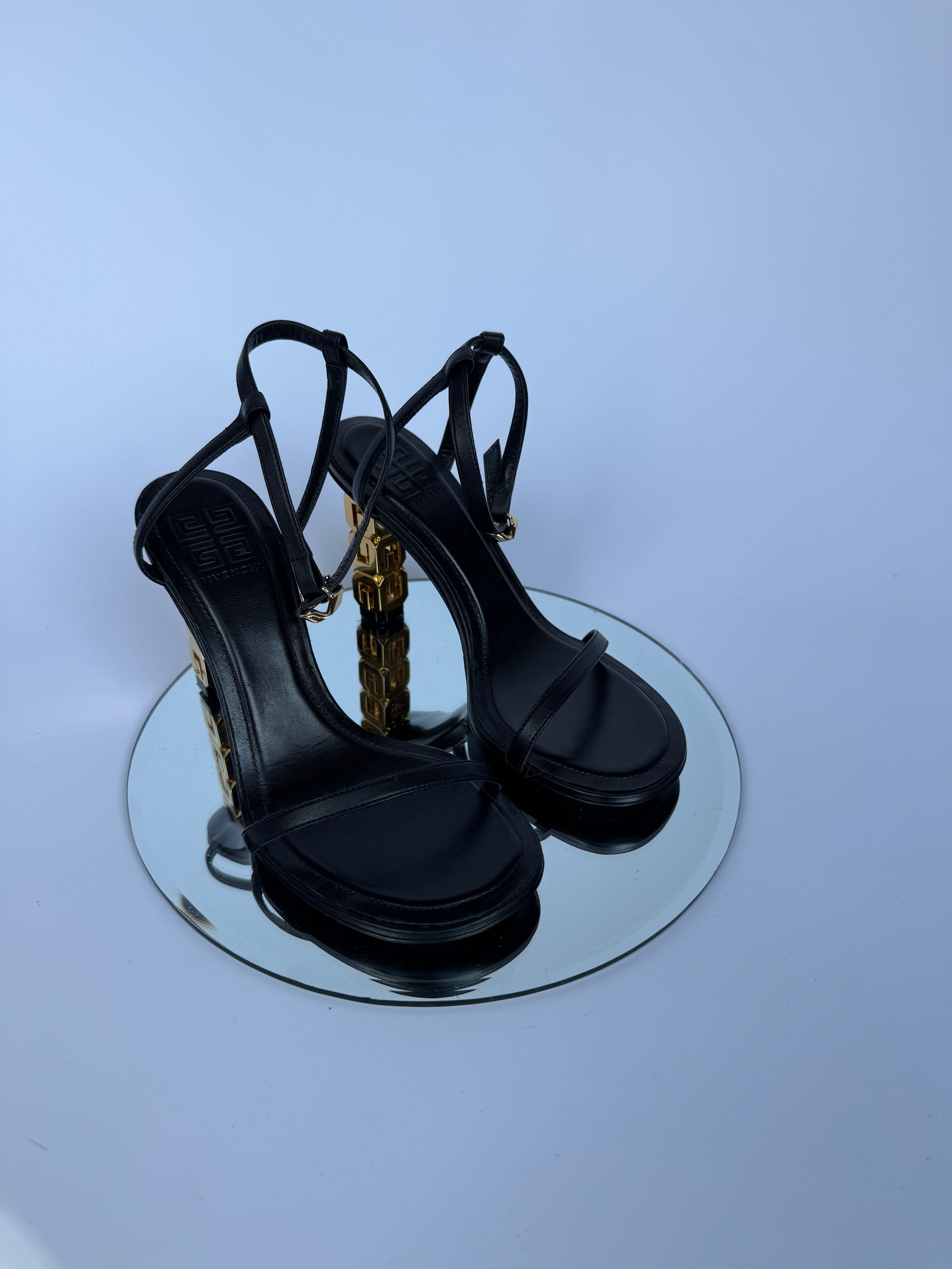 Givenchy G Cube 85 Sandals Heels (Size 36/UK3)