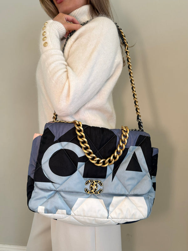 Chanel 19 Maxi Scarf Flap Bag