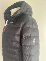 Moncler Black Down Rook Giubbotto Jacket (TG2 / UK 12 )