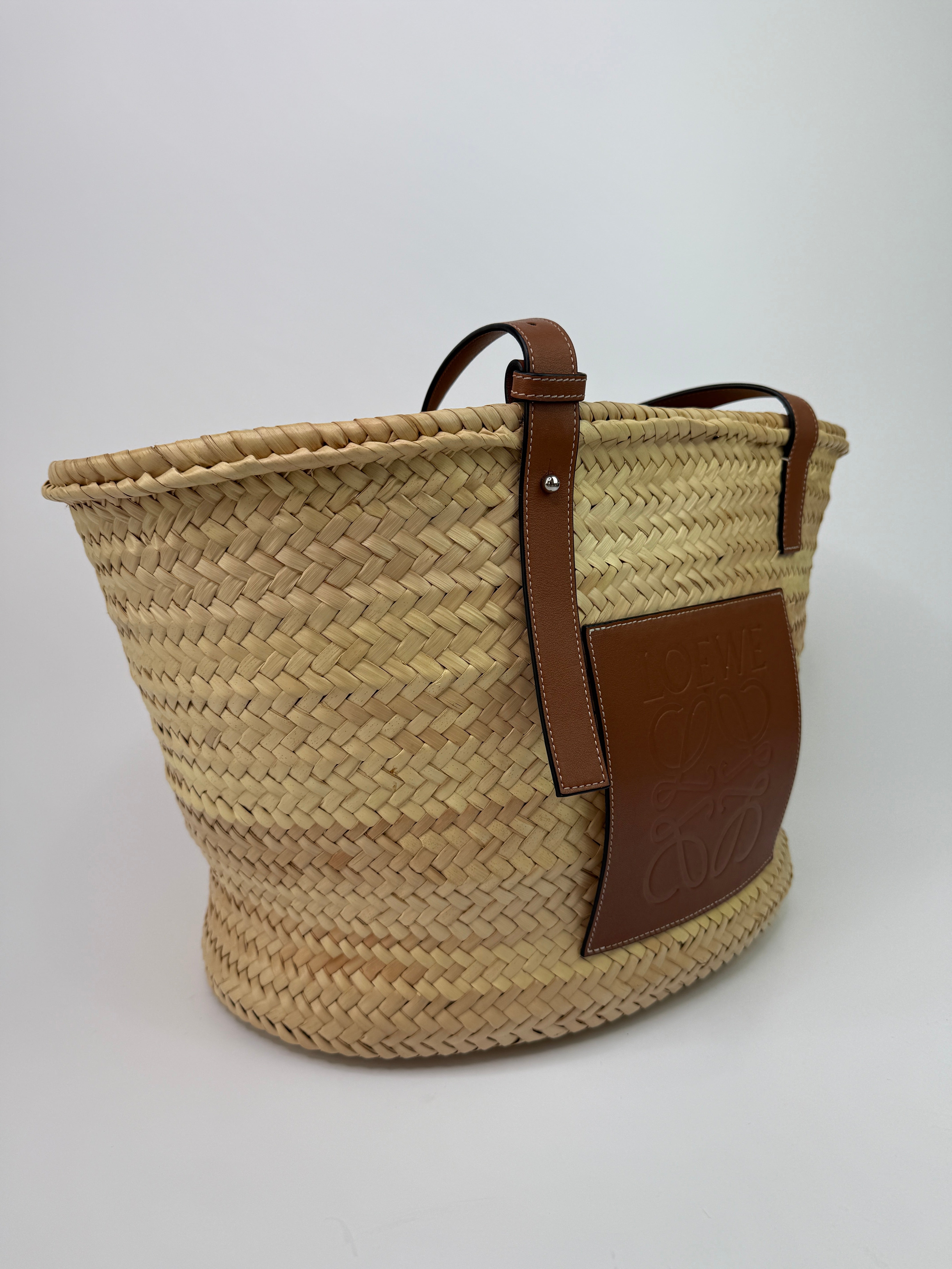 Loewe Large Raffia Bag