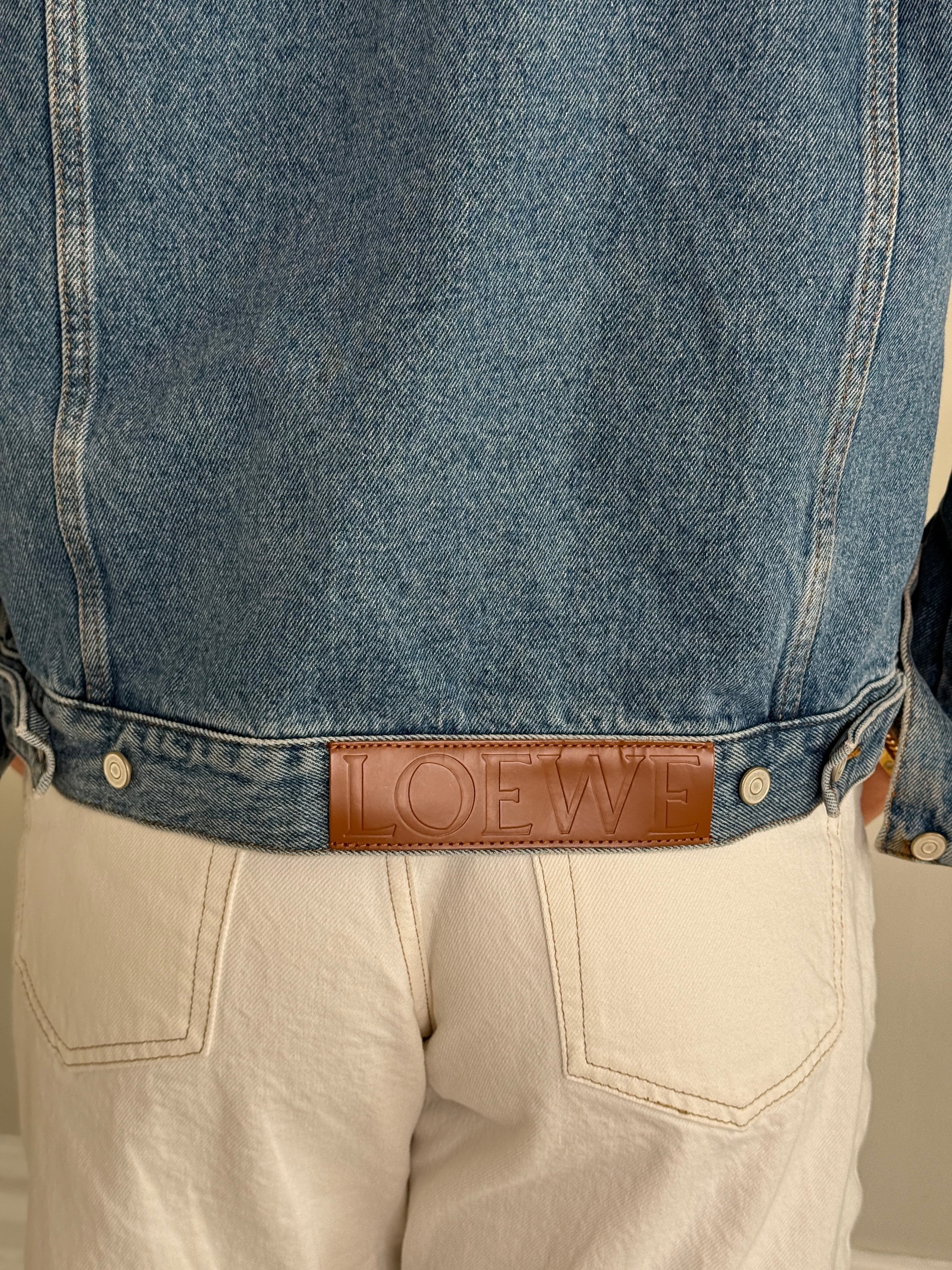 Loewe Anagram Denim Jacket  (Size 38/UK10) In excellent condition. 100% Authenticity Guarantee 