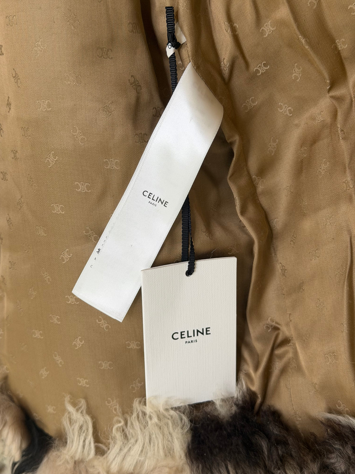 Celine Coat In Shearling. 100% authentic and preloved in excellent condition.