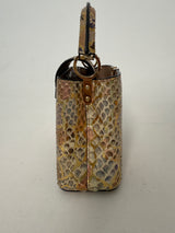 Louis Vuitton Capucines BB In Gold Python With GHW