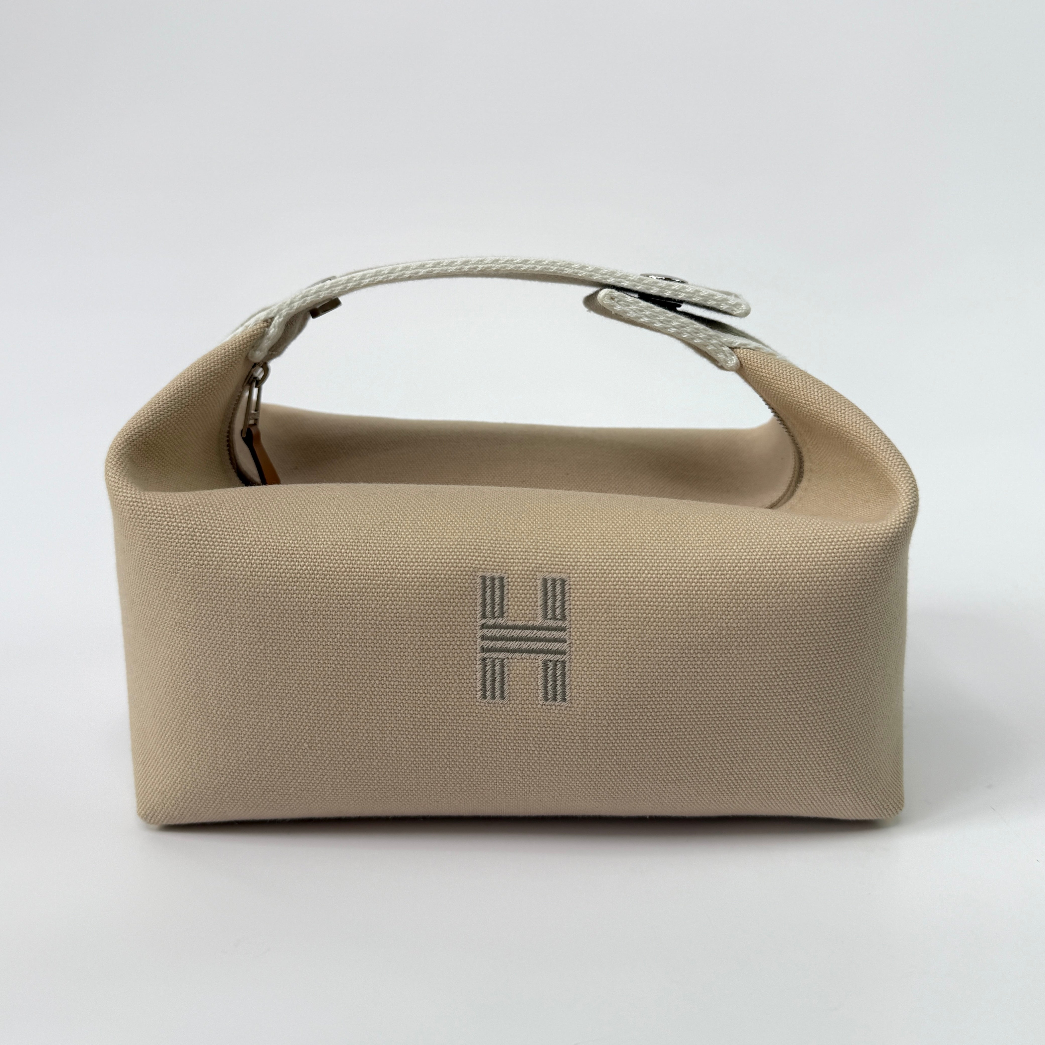 Authentic pre-loved Hermès Bride A Brac PM In Craie