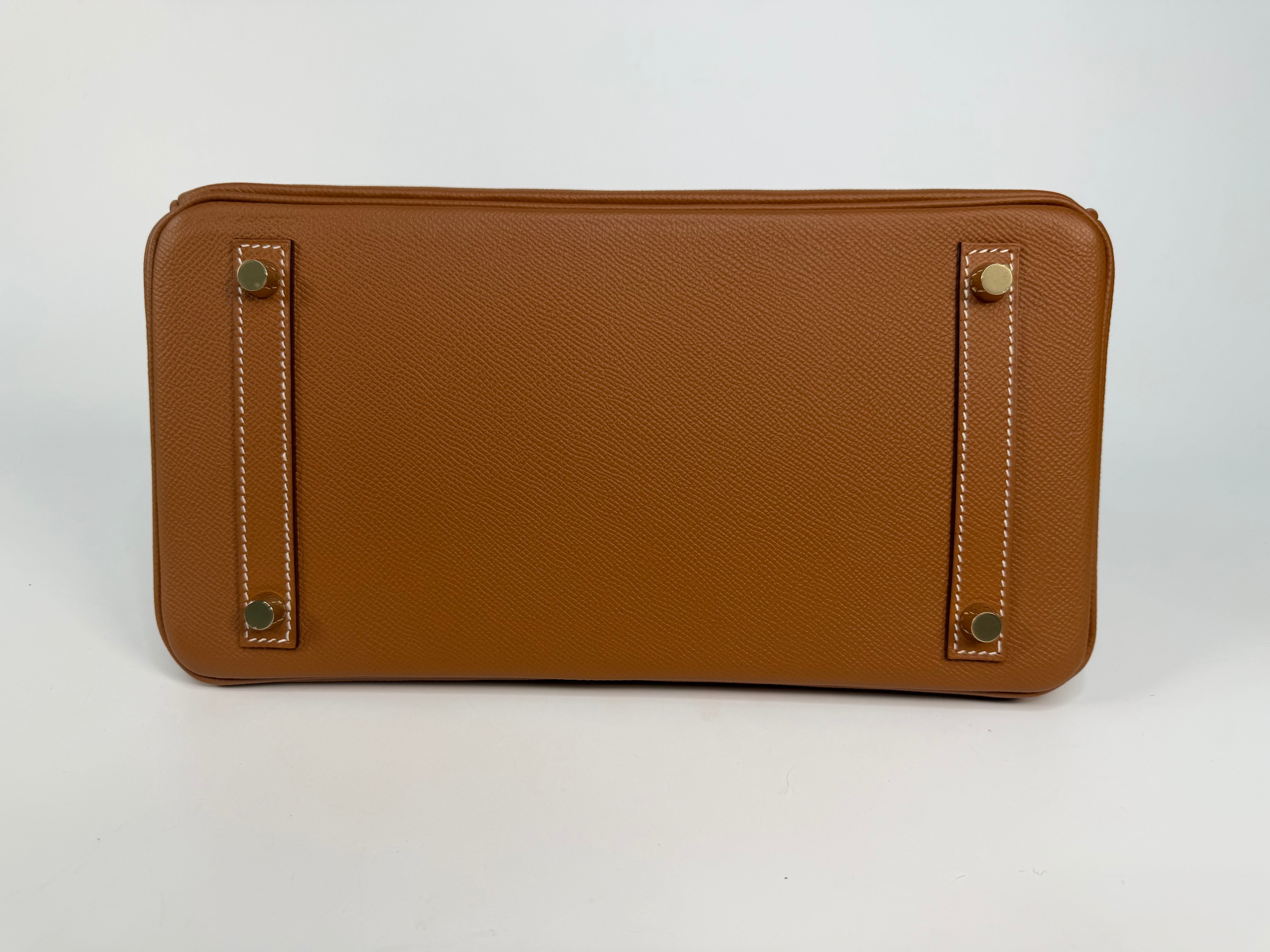 Hermès Birkin 30 In Gold Epsom Leather With Gold Hardware. Authentic and preloved in excellent condition. 