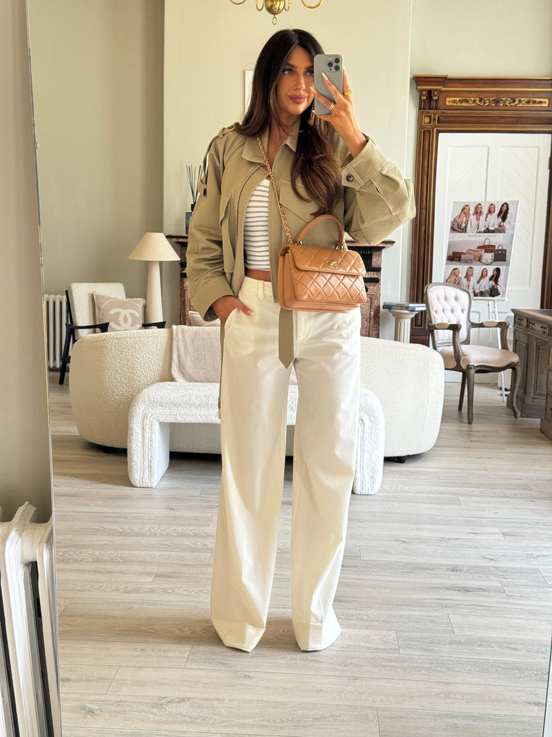 Chanel Caramel Small Trendy In Lambskin Leather