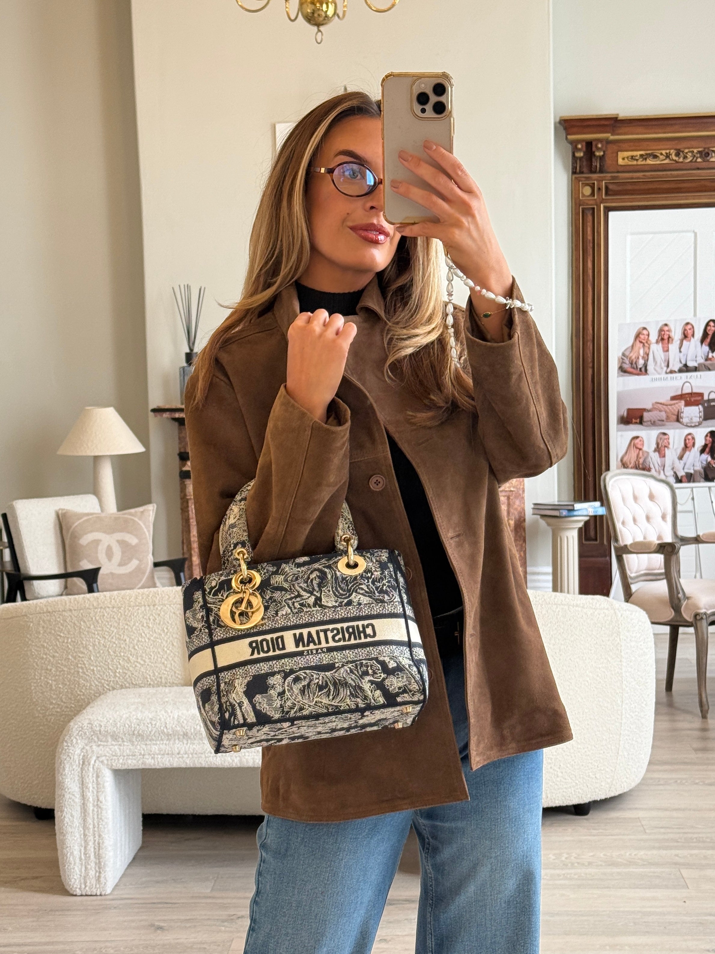 Christian Dior Medium Lady D-Lite bag