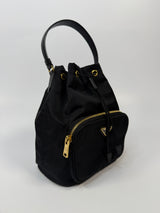 Prada Prada Duet Re-Nylon Bucket Bag