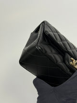 Chanel Mini Rectangle In Black Lambskin With PGHW