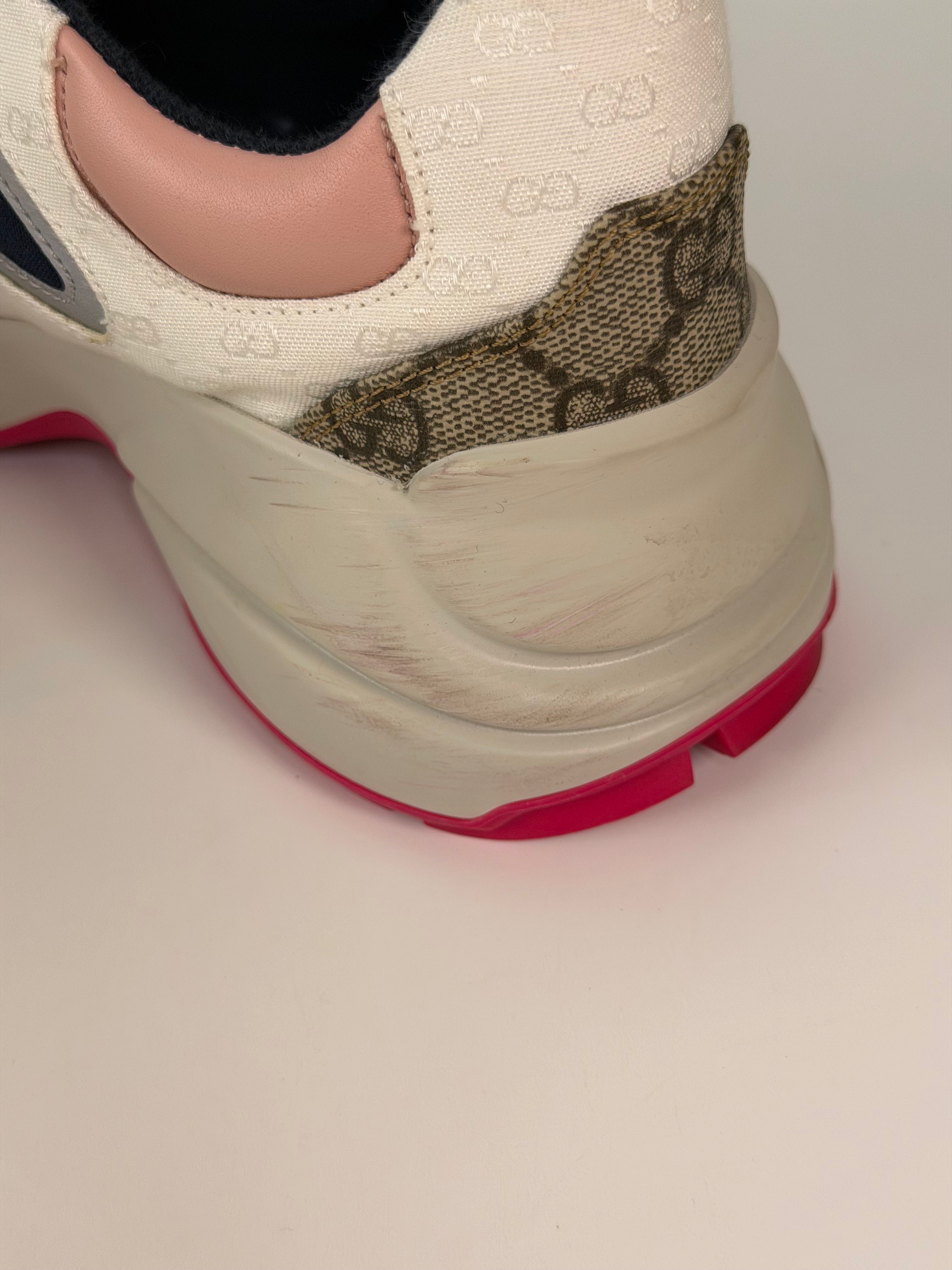 Gucci GG Multi Colour Trainers (Size 36/UK 3) 100% authentic and preloved in excellent condition