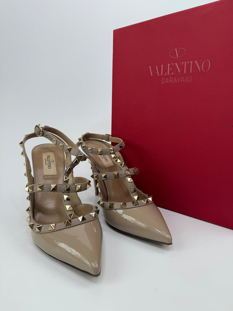 Valentino Garavani Rockstud Caged Pumps (Size 38.5/UK5.5)
