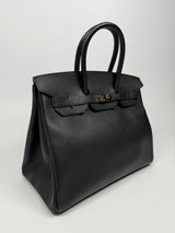 Hermès Birkin 35 Black Epsom Leather With PHW
