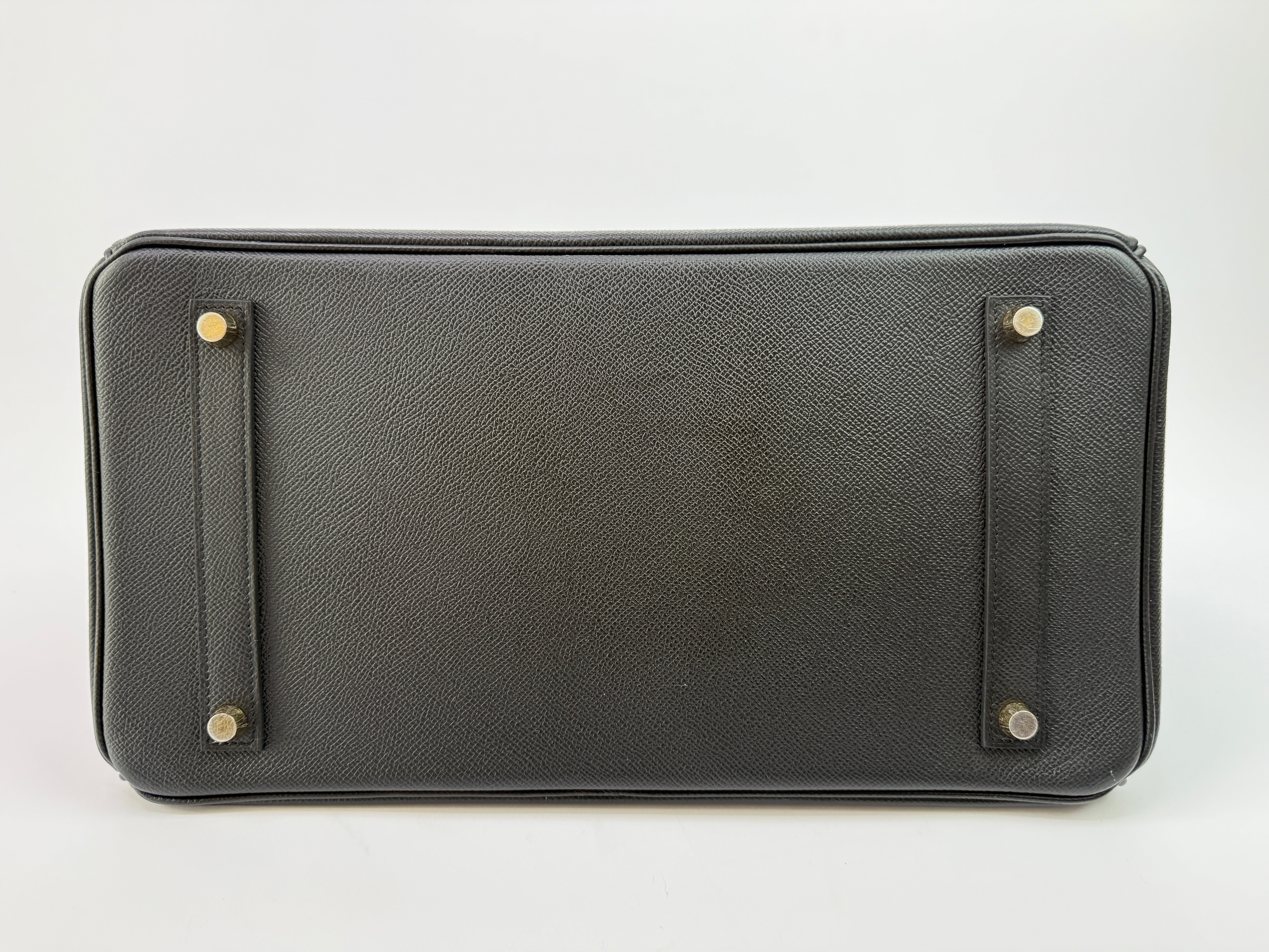 Authentic Pre Loved Hermès Birkin 35 Black Epsom Leather Gold Hardware Excellent Condition