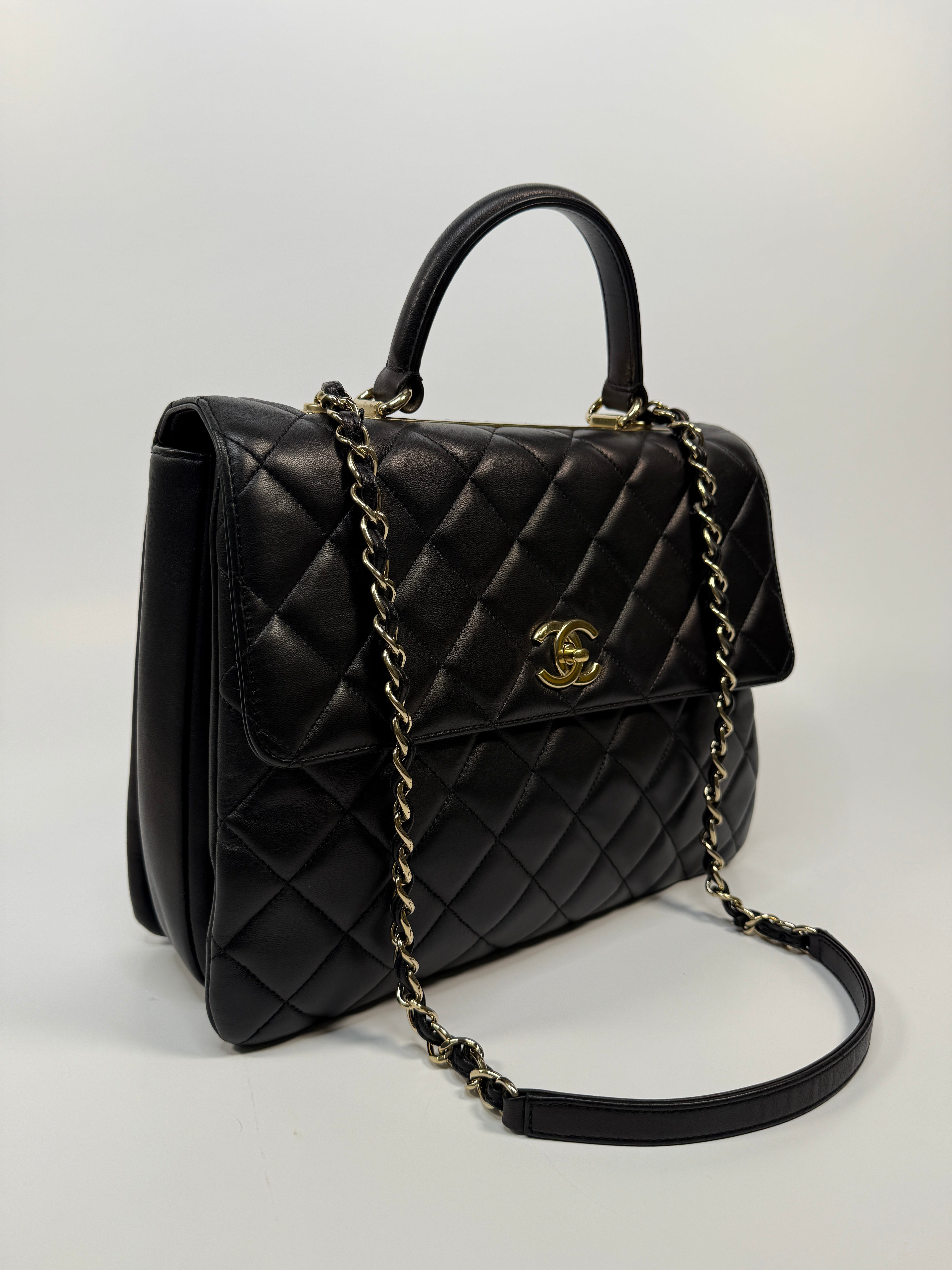 Chanel Large Trendy Top Handle Bag
Pre Loved & Authentic 