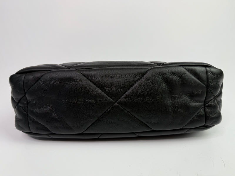 Chanel 19 Small In Black Lambskin Leather