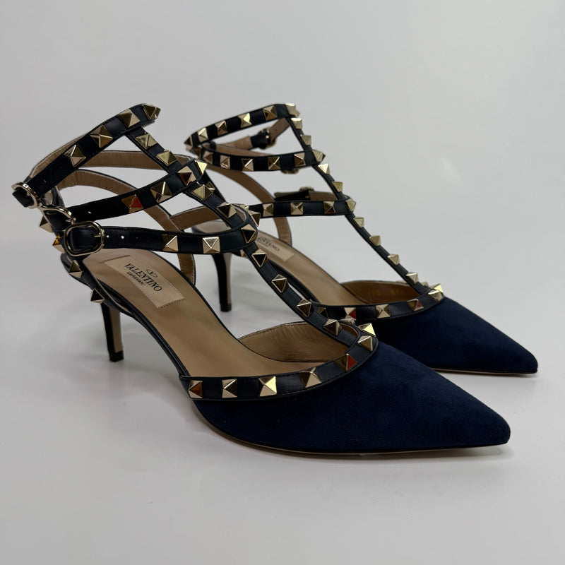 Valentino Garavani Rockstud Pumps (Size 37.5/UK4.5)