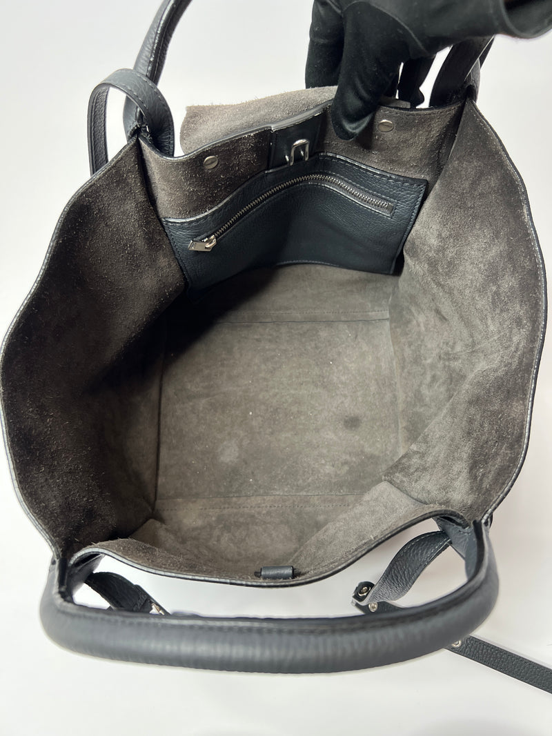 Celine Grey Leather Big Small Bag
