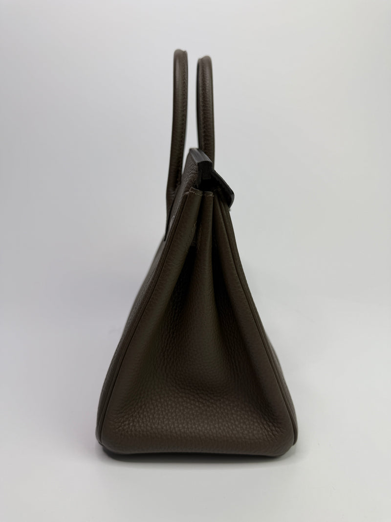 Hermès Birkin 25 Taupe Togo Leather With PHW