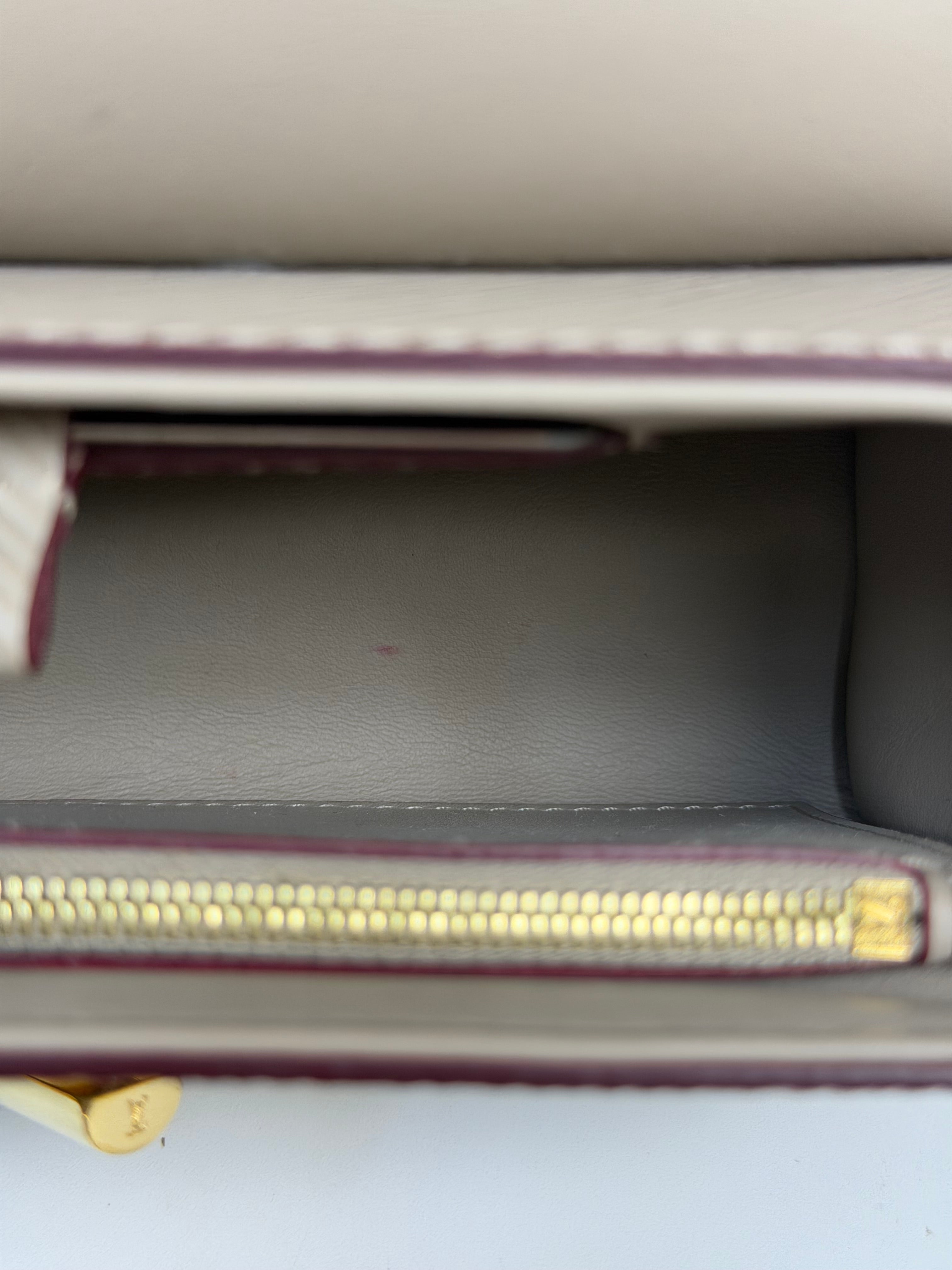 Louis Vuitton Twist PM Shoulder Bag In Galet Epi Leather With Gold Hardware