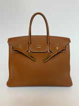 Hermès Birkin 35 In Gold Togo Leather With GHW