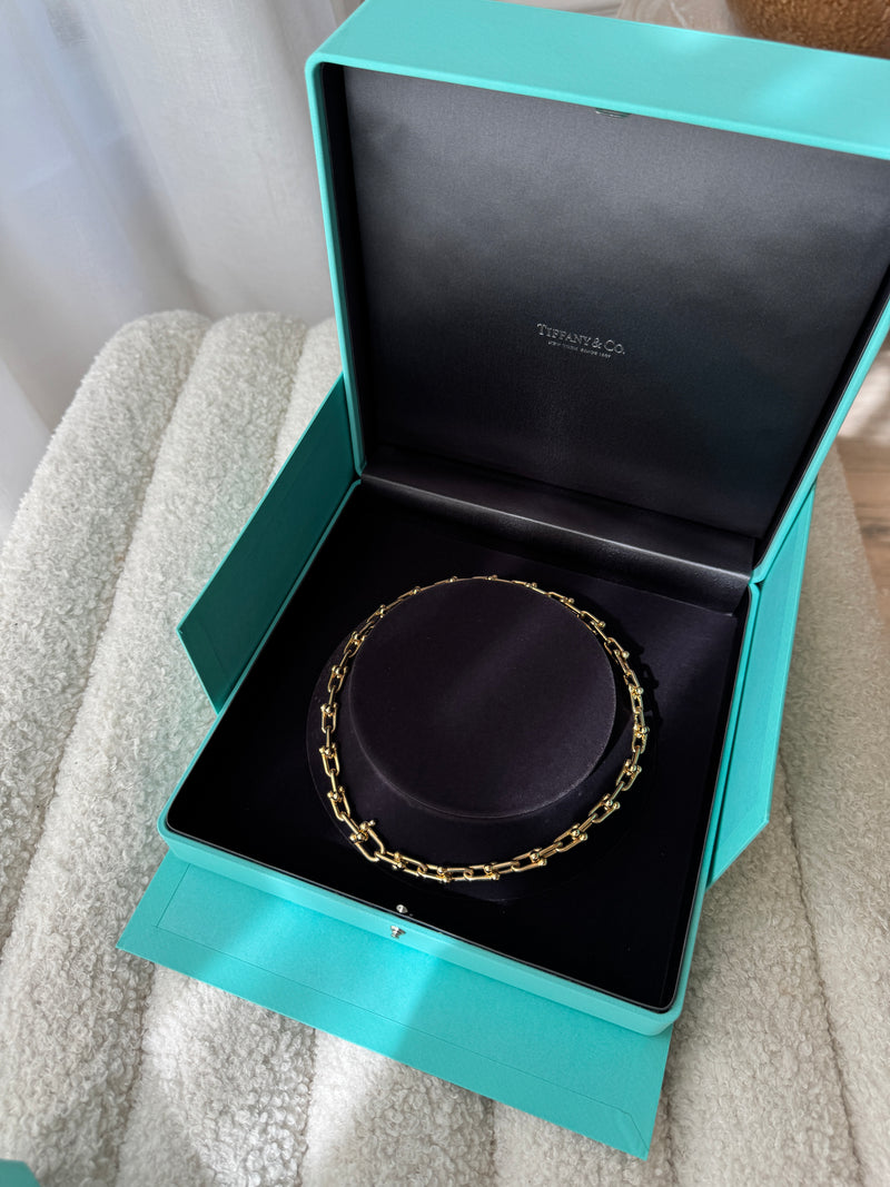 Tiffany & Co Medium Link Necklace In Yellow Gold
