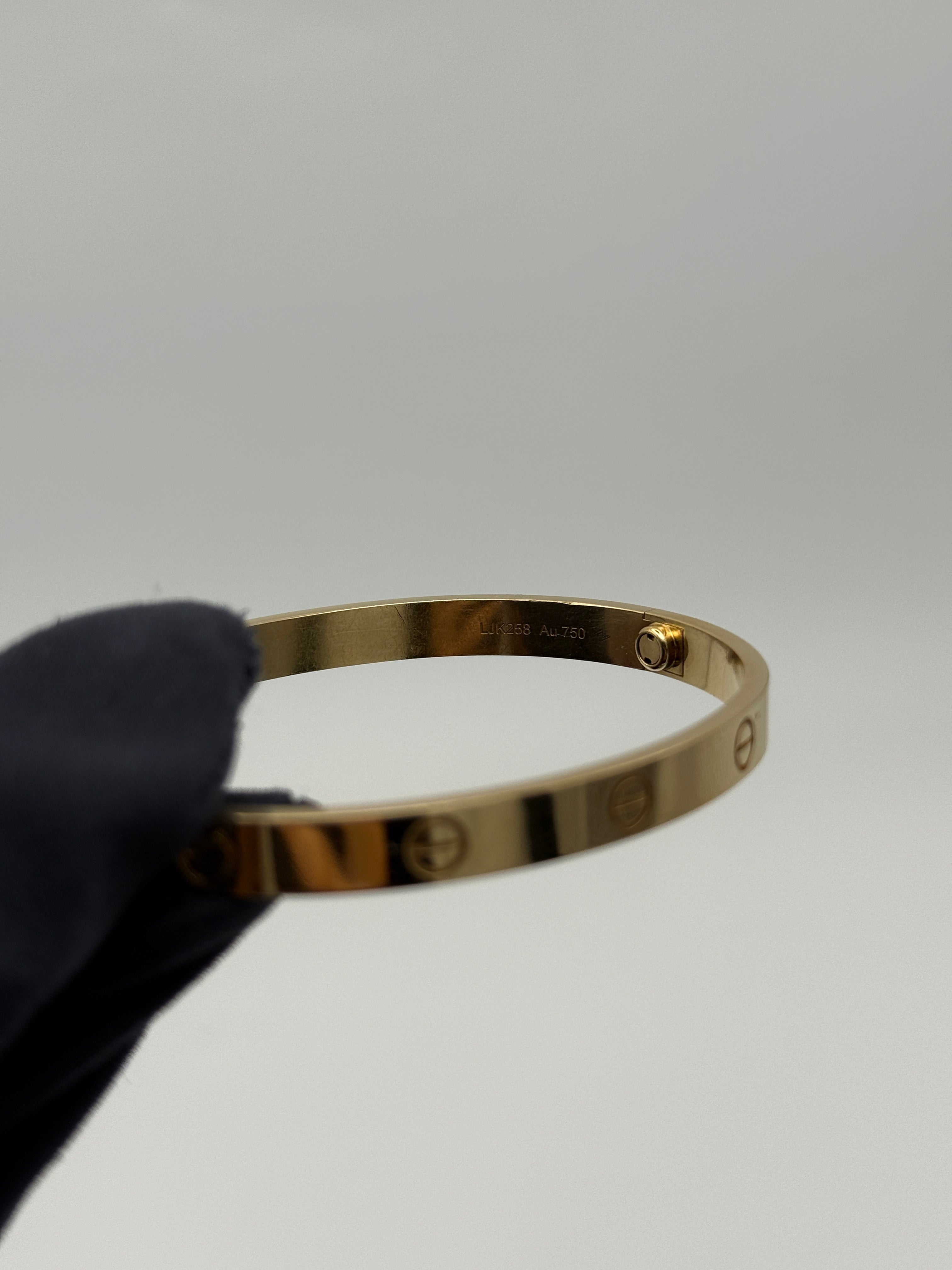 Cartier Love Bracelet in Yellow Gold  Classic Model
Pre Loved & Authentic 
