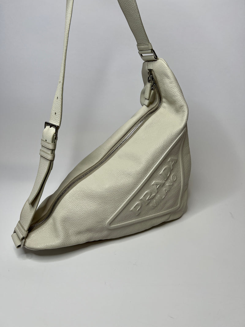 Prada Large Leather Triangle Bag
