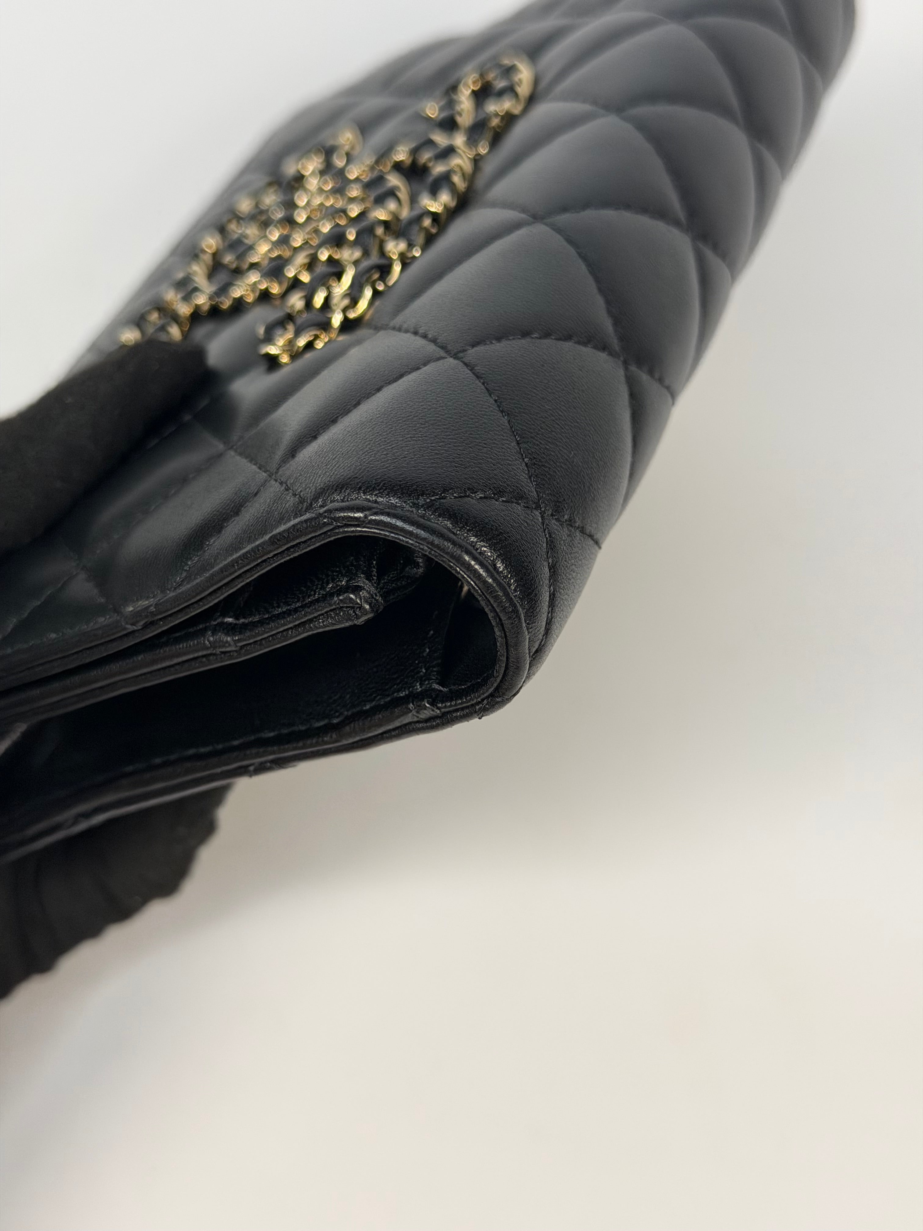 Chanel  Wallet On Chain Black lambskin Leather Gold hardware
Very Good condition, Authentic, Pre Loved. Verified by Luxe Cheshire. International, fast and fully insured delivery. Trusted designer resale.