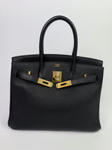 Hermès Birkin 30 In Black Togo Leather With GHW