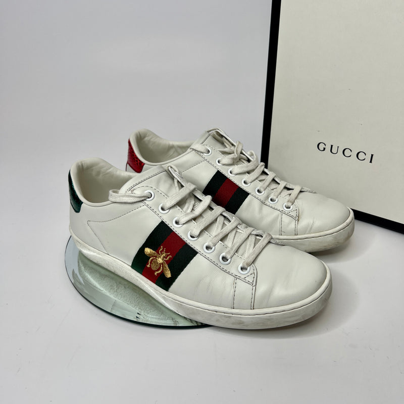 Gucci New Ace Trainers (Size 36.5 / UK 3.3 )