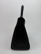 Hermès Kelly 28 Retourne Black Togo Leather With Palladium Hardware