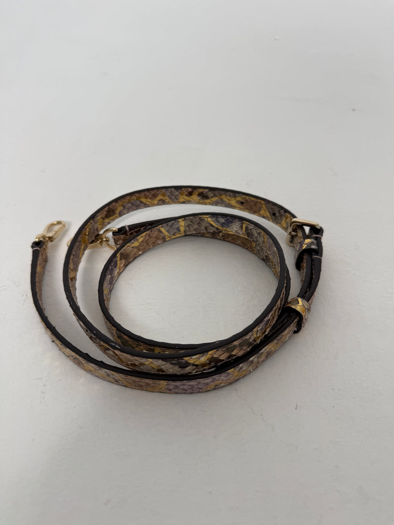 Louis Vuitton Capucines BB In Gold Python With GHW