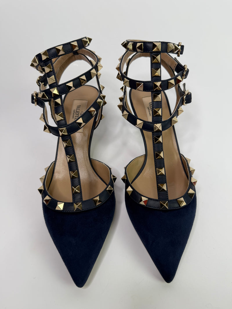 Valentino Garavani Rockstud Pumps (Size 37.5/UK4.5)