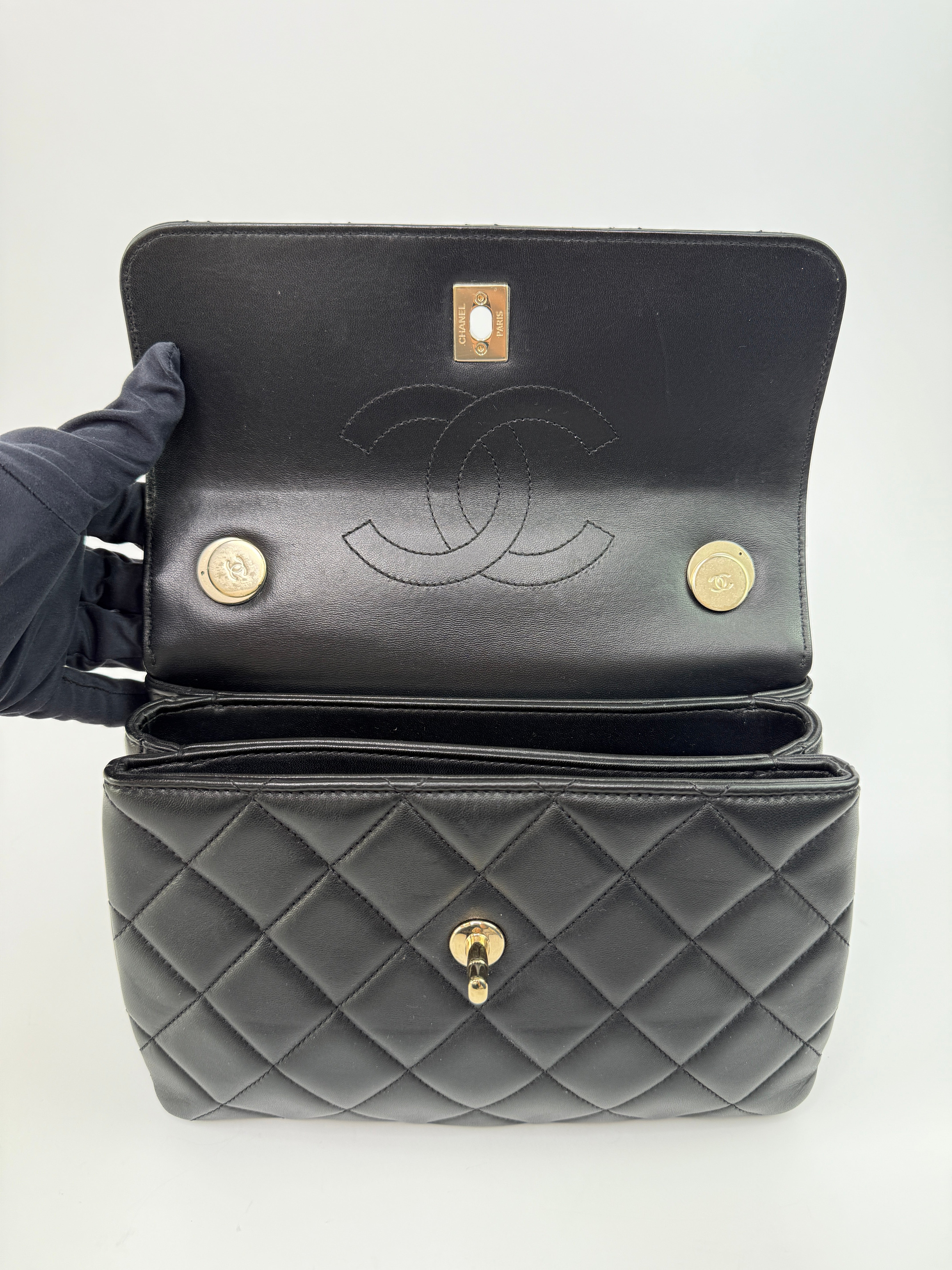 Chanel Small Trendy Top Handle Flap Bag