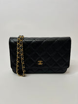 Chanel Wallet On Chain In Black Caviar Leather