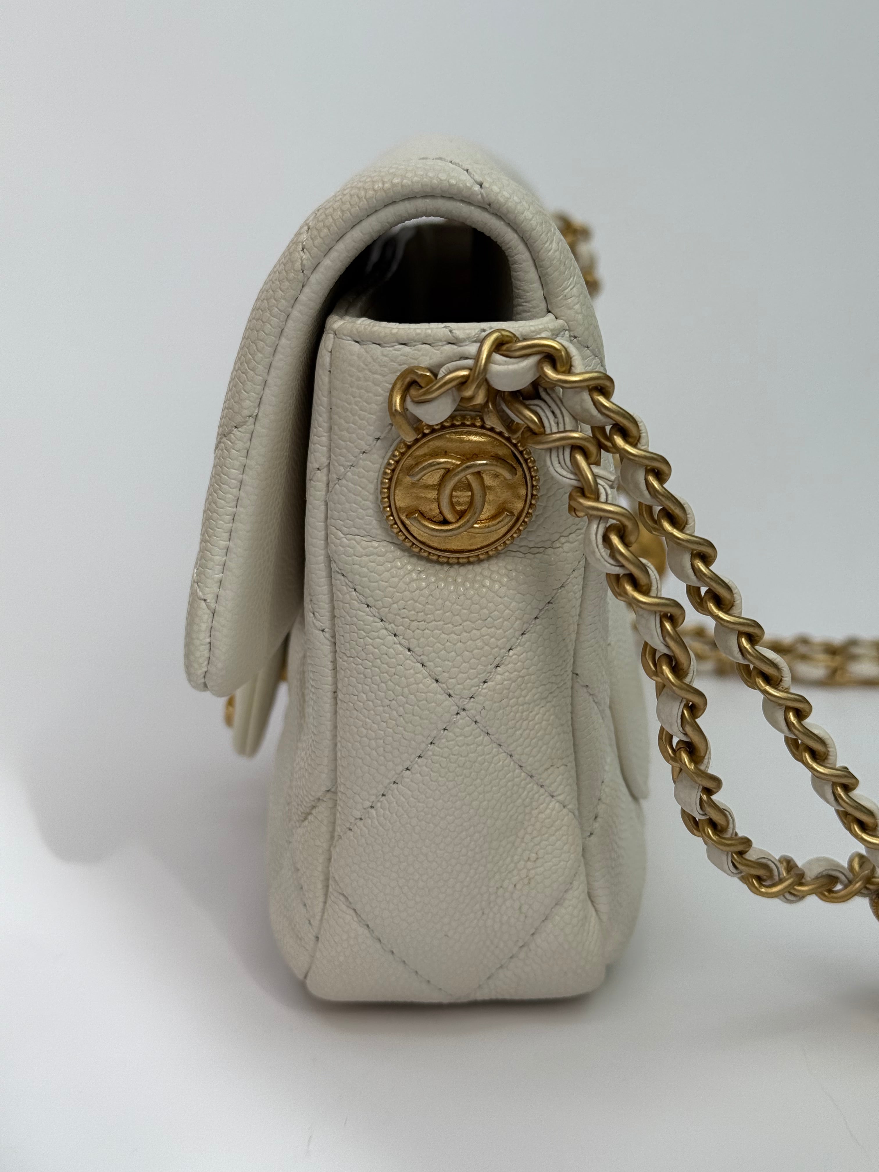 Chanel Seasonal Mini Flap Bag Medallion GHW