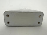 Louis Vuitton Capucines BB In Soft Shine White Alligator Leather