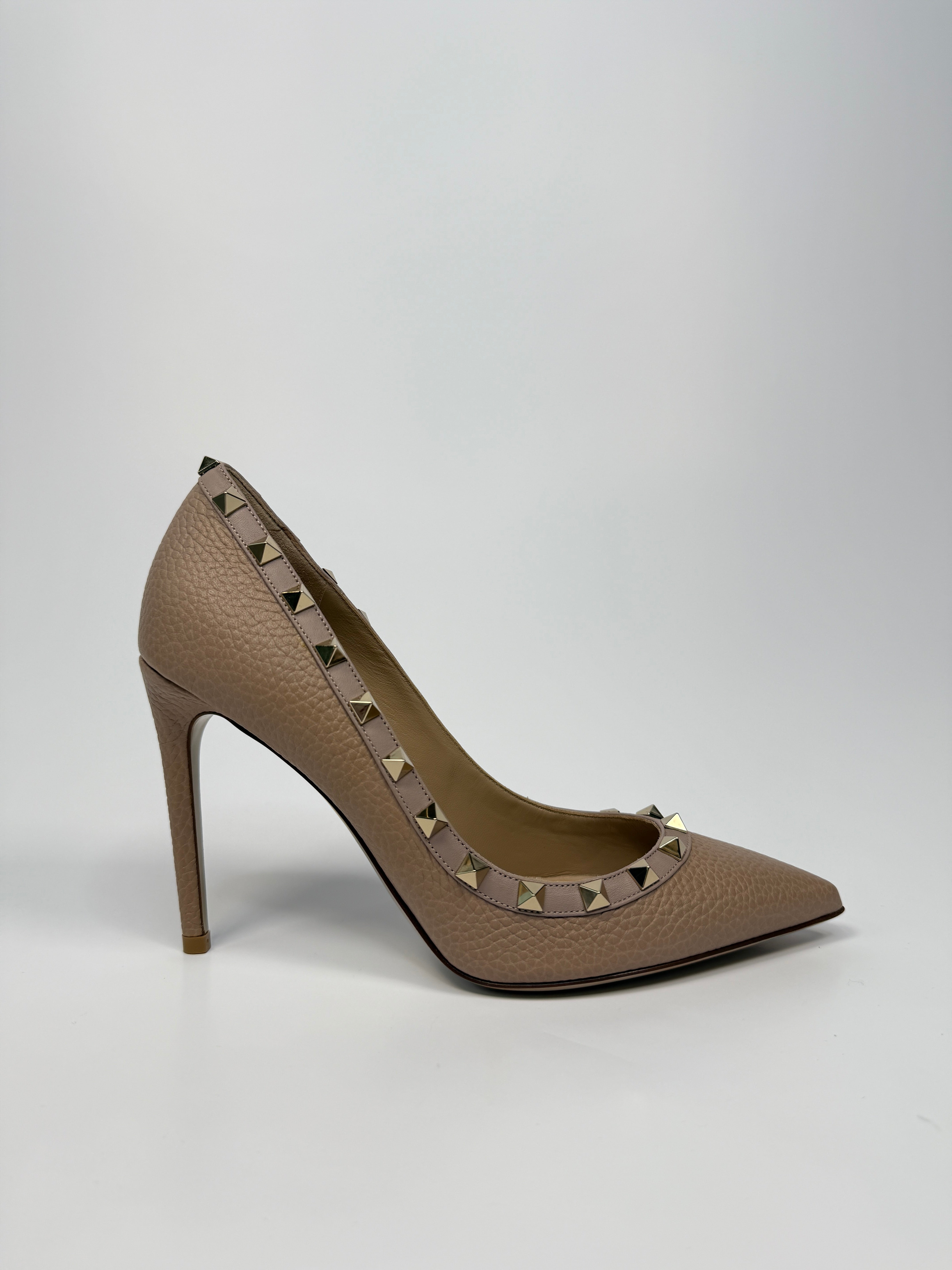 Valentino Garavani Rockstud Heels (Size 37.5/UK4.5)