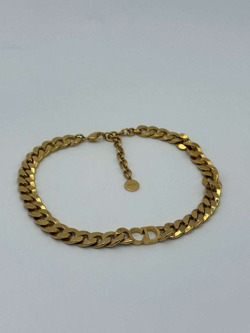 Christian Dior Gold Danseuse Etoile Choker