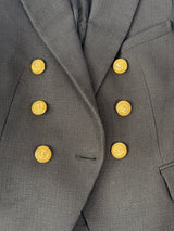 Balmain Black Blazer (Size34/UK6)