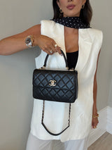 Chanel Small Trendy Top Handle Flap Bag