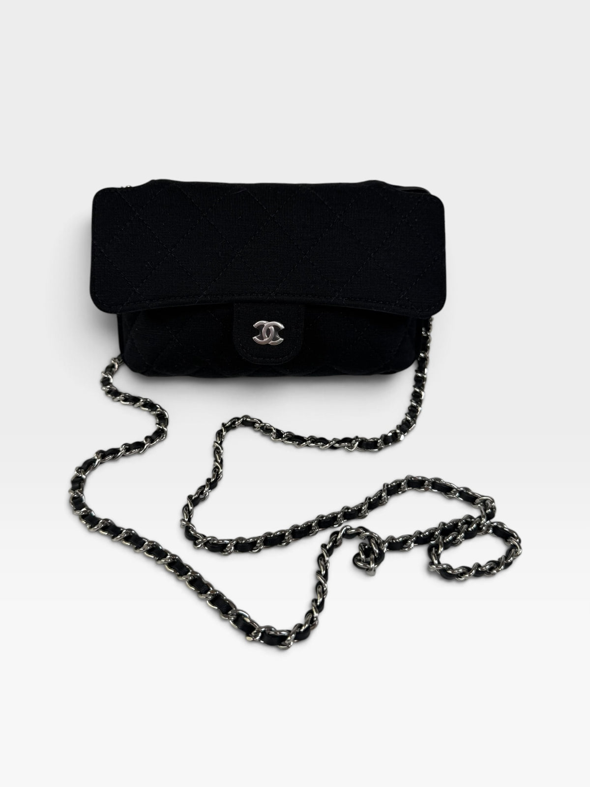 Chanel Foldable Tote Bag In Black Multicolour. Authentic and preloved in excellent condition. 100% guarantee