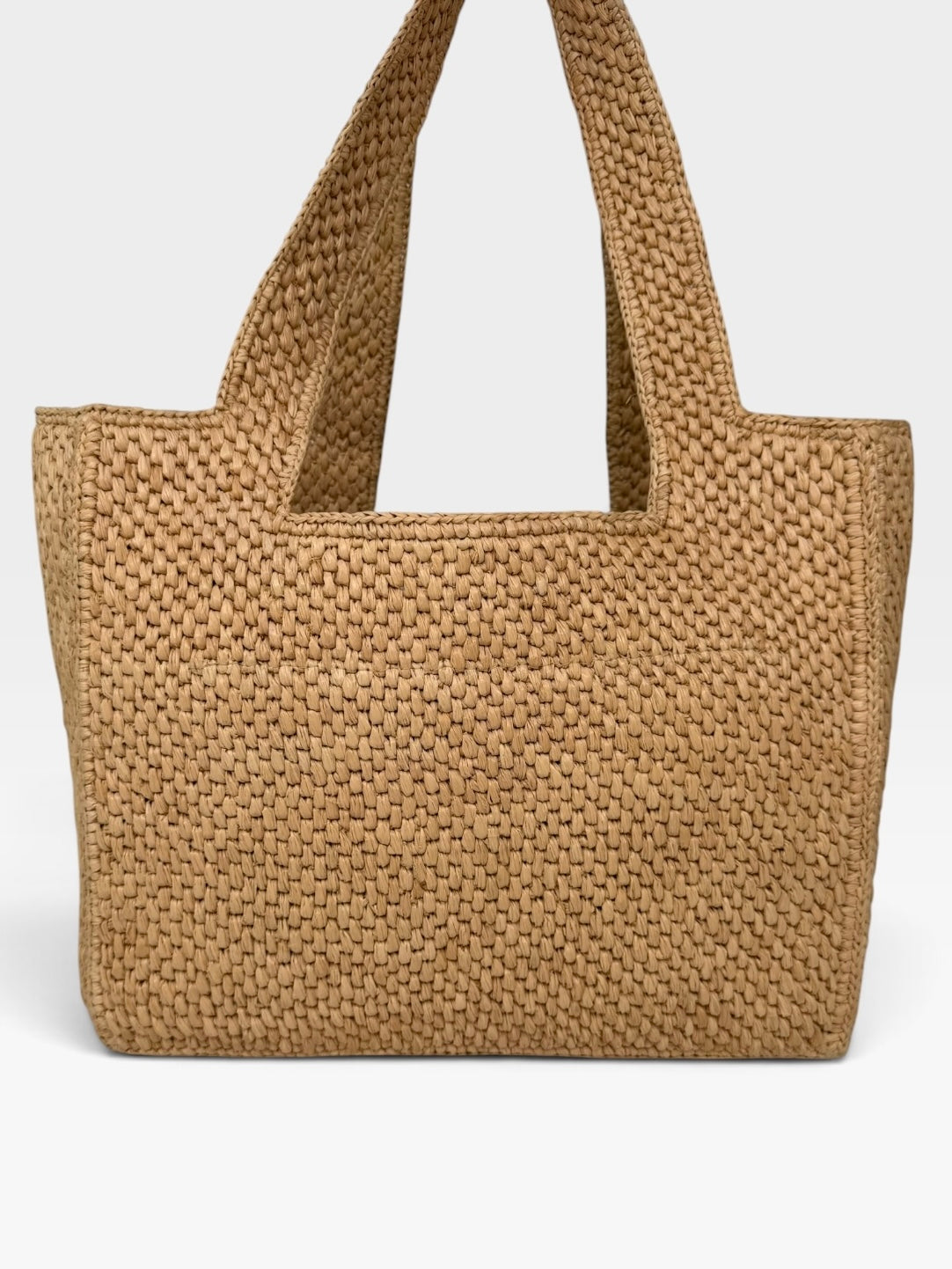Loewe Medium Font Tote In Natural Raffia With Gold Hardware. Authentic and preloved in excellent condition. Insured next day delivery. Verified by Luxe Cheshire