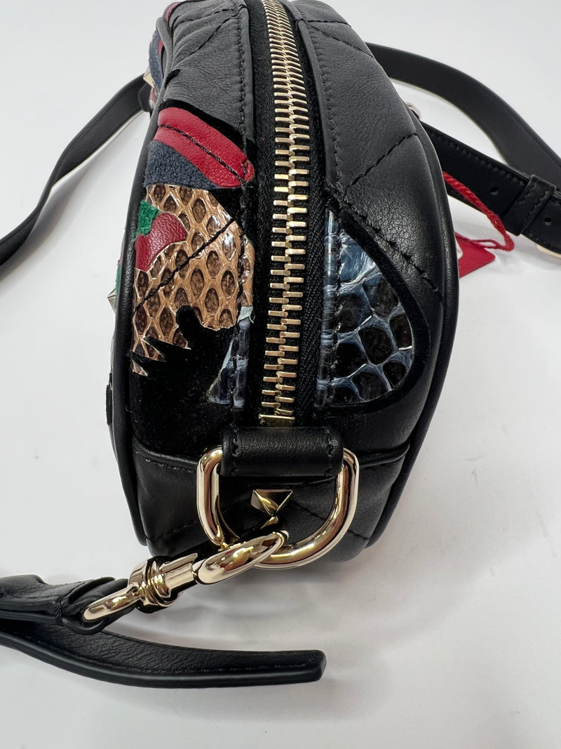Valentino Garavani Black Rockstud Butterfly Crossbody