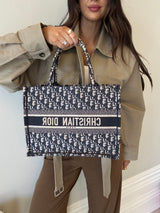 Christian Dior Medium Oblique Book Tote
