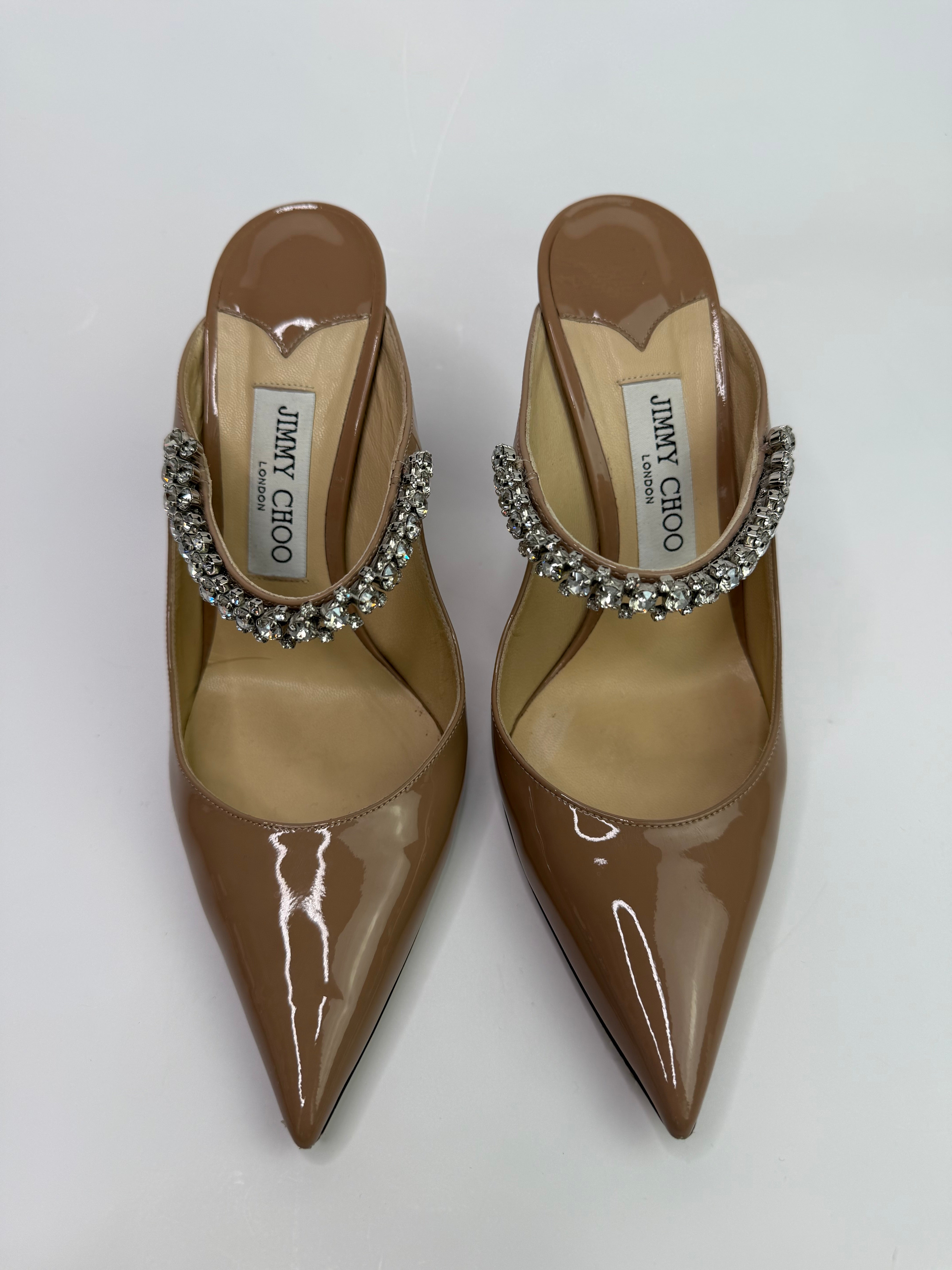 Jimmy Choo Bing 100 Mules (Size 39.5/UK6.5)
