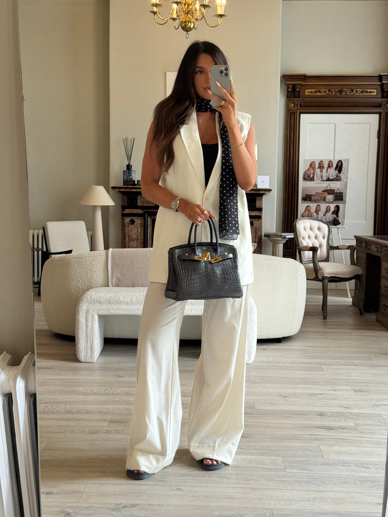 Hermès Birkin 30 In Matte Graphite Crocodile With GHW