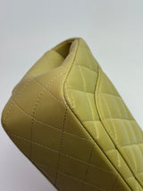 Chanel Mini Rectangle Flap Bag In Pistachio Green Lambskin With GHW