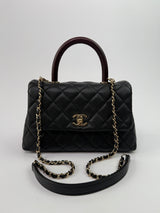 Chanel Small Coco In Black Caviar Leather With GHW